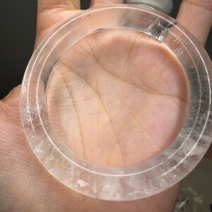 Clear Crystal Bracelet - Natural quartz